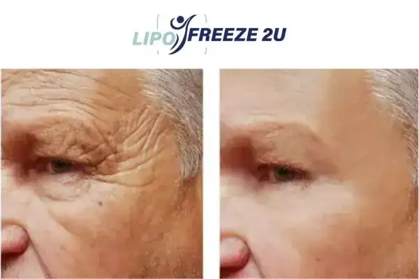 Mens before and after Morpheus 8 Twickenham results.