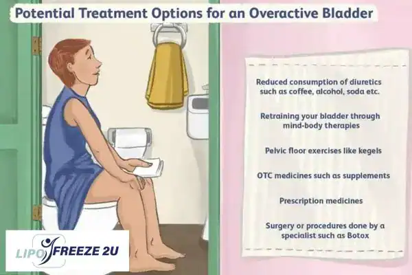 image of woman on toilet because of an overactive bladder Twickenham